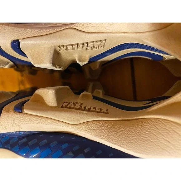 Nike Youth Alpha Menace 2 Shark Football Cleats Blue Unisex Kids 5.5Y Blue GC - Picture 8 of 11